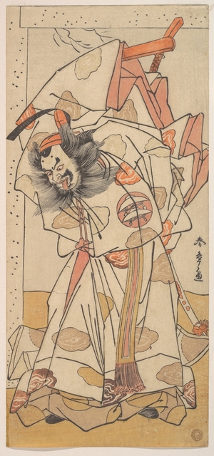 Katsukawa Shunsho: The Second Nakajima Mihoemon in the Role of Sadaijin Jihei - Metropolitan Museum of Art