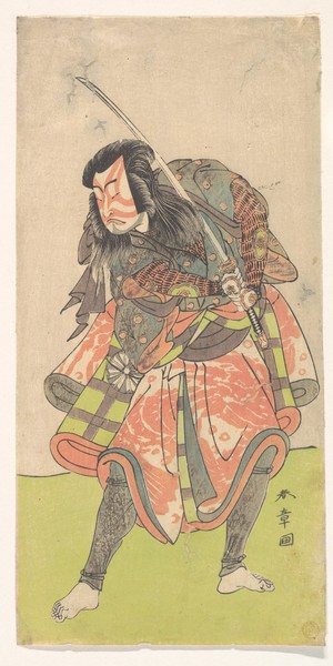 勝川春章: The First Nakamura Tomijuro as an Outlaw - メトロポリタン美術館