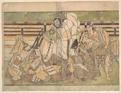 Katsukawa Shunsho: Four Actors in Unidentified Roles - Metropolitan Museum of Art