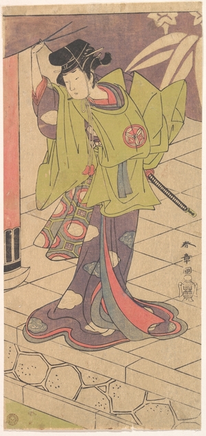 勝川春章: The 2nd Yamashita Kinsaku in the Role of Tsukisayo - メトロポリタン美術館