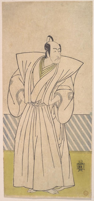 勝川春章: The Fifth Ichikawa Danjuro as a Samurai of High Rank - メトロポリタン美術館