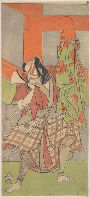 Katsukawa Shunsho: The Fourth Ichikawa Danjuro in the Role of Yahei-byoe Munekiyo - Metropolitan Museum of Art