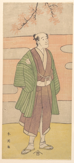 Katsukawa Shun'ei, 勝川春英 (Katsukawa Shun'ei (Japanese, 1762–1819))创作的日本版画《The Actor Otani Oniji III》