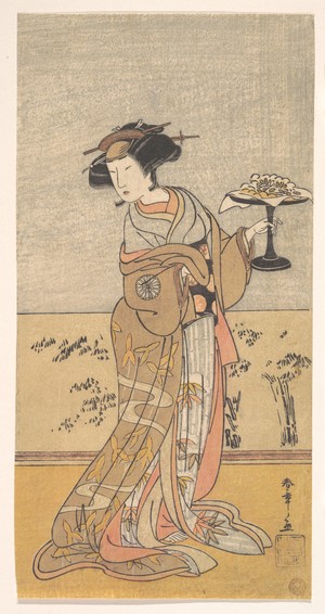 勝川春章: The First Nakamura Tomijuro in the Role of Shigenoi - メトロポリタン美術館