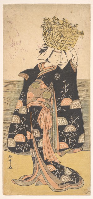 Katsukawa Shunsho: The First Nakamura Nakazo in the Role of the Ghost of Shiragiku - Metropolitan Museum of Art