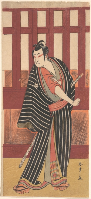 Katsukawa Shunsho: The Second Ishikawa Monosuke in the Role of Karigane Bunshichi - Metropolitan Museum of Art