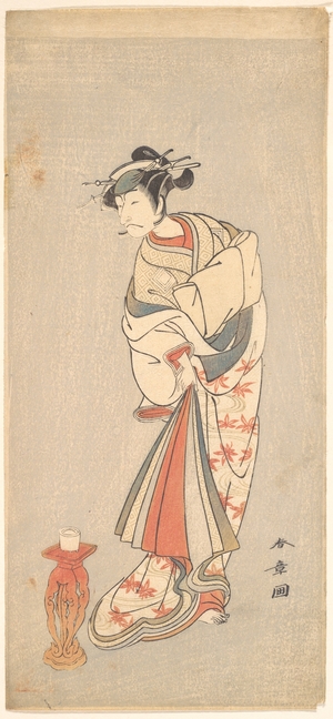 Katsukawa Shunsho: The Actor Ichikawa Danjuro V in the Role of a Woman - Metropolitan Museum of Art