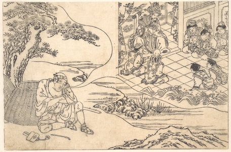 Unknown: Parody of the Tale of Young Man Lu: A Fisherman Dreaming - Metropolitan Museum of Art