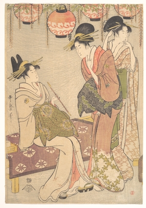 Kitagawa Utamaro: Three Courtesans - Metropolitan Museum of Art