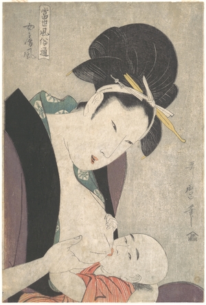 Kitagawa Utamaro: Mother and Child - Metropolitan Museum of Art