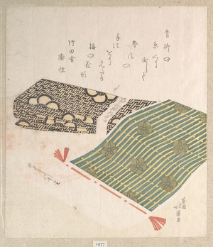 Totoya Hokkei: Pattern of Plum Blossom - Metropolitan Museum of Art