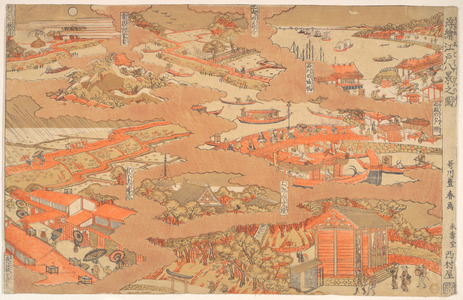 歌川豊春: Edo Hakkei no Zu - メトロポリタン美術館