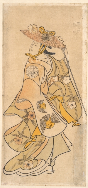 奥村利信: Actor Sanjo Kantaro (1697–1763) as a Woman - メトロポリタン美術館