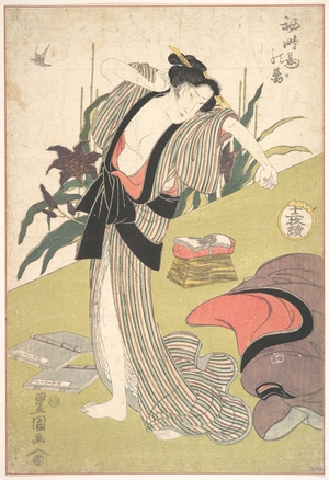 Utagawa Toyokuni I: The First Visit of the Cuckoo - Metropolitan Museum of Art