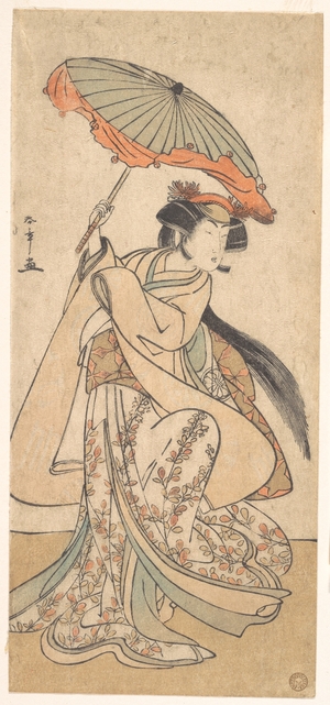 Katsukawa Shunsho: The Third Segawa Kikunojo as a Woman Dancing in a Shosa Act - Metropolitan Museum of Art