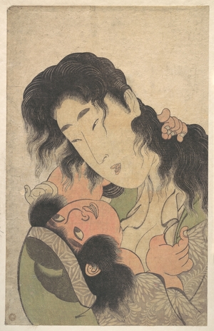 Kitagawa Utamaro: Yamauba Playing with the Young Kintoki - Metropolitan Museum of Art