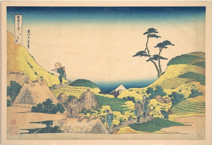 Katsushika Hokusai: Lower Meguro (Shimo Meguro), from the series Thirty-six Views of Mount Fuji (Fugaku sanjûrokkei) - Metropolitan Museum of Art