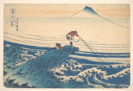 葛飾北斎: Kajikazawa in Kai Province (Kôshû Kajikazawa), from the series Thirty-six Views of Mount Fuji (Fugaku sanjûrokkei) - メトロポリタン美術館
