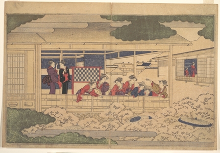 Kitagawa Utamaro: Viewing Cherry Blossoms - Metropolitan Museum of Art