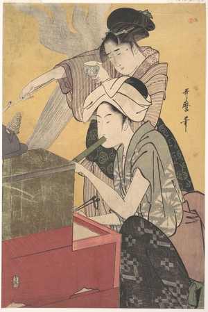 Kitagawa Utamaro: In the Kitchen - Metropolitan Museum of Art