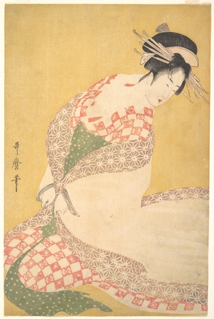 Kitagawa Utamaro: The Outer Robe - Metropolitan Museum of Art
