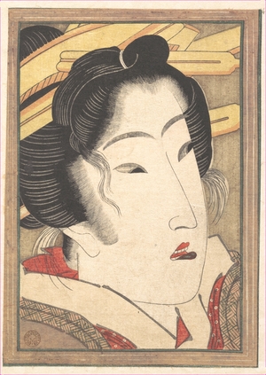 渓斉英泉: Rejected Geisha from Passions Cooled by Springtime Snow - メトロポリタン美術館