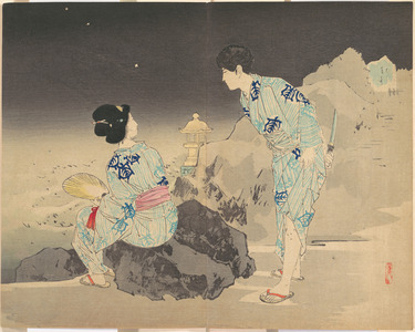 Mishima Shôsô: Watching Fireflies on a Summer Night - メトロポリタン美術館