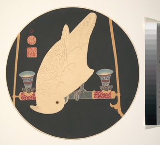 伊藤若冲: A White Macaw - メトロポリタン美術館