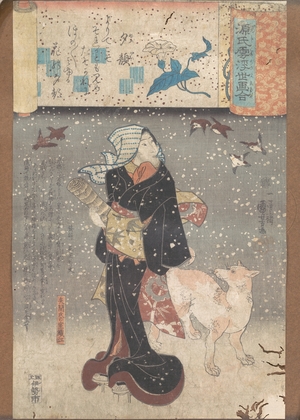 Utagawa Kuniyoshi: Evening Faces - Metropolitan Museum of Art