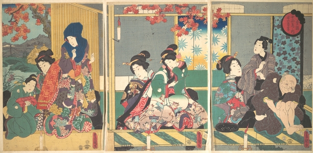 Estampe japonaise sans titre par Utagawa Kunisada, 歌川国貞 (Utagawa Kunisada (Japanese, 1786–1864))