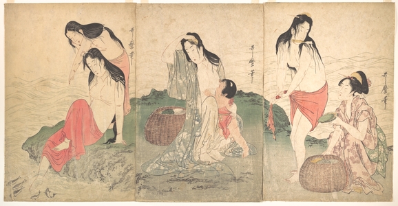 Kitagawa Utamaro: The Awabi Fishers - Metropolitan Museum of Art