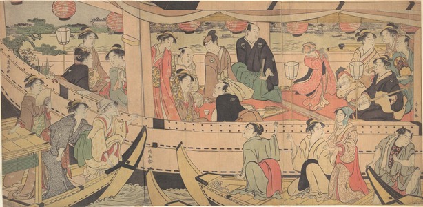 Torii Kiyonaga: Sumida River Holiday - Metropolitan Museum of Art
