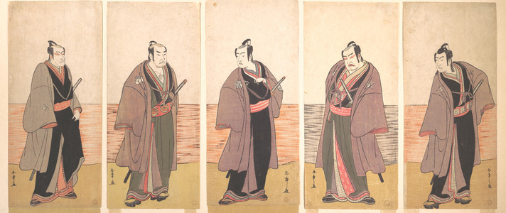 Katsukawa Shunsho: Ichikawa Danjuro V as a Chivalrous Commoner (Gonin Otoko) from the Play 