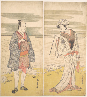 Katsukawa Shunjô: The Fourth Matsumoto Koshiro as a Man Dressed in a Short Kimono - メトロポリタン美術館