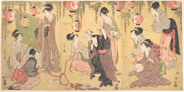 Hosoda Eishi: A Parody of Yuranosuke in the Pleasure Quarters - Metropolitan Museum of Art