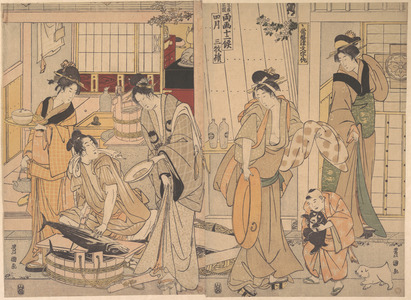 Utagawa Toyokuni I: The Fourth Month - Metropolitan Museum of Art