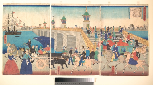 Utagawa Yoshitora: Scene of London in England - Metropolitan Museum of Art