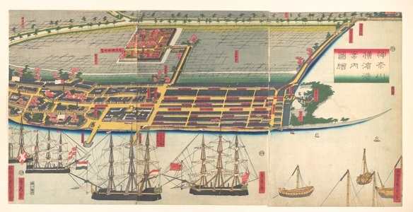 Utagawa Sadahide: Pictorial Guide to Yokohama Harbor - Metropolitan Museum of Art