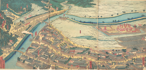 歌川貞秀: Revised Yokohama Landscape - メトロポリタン美術館