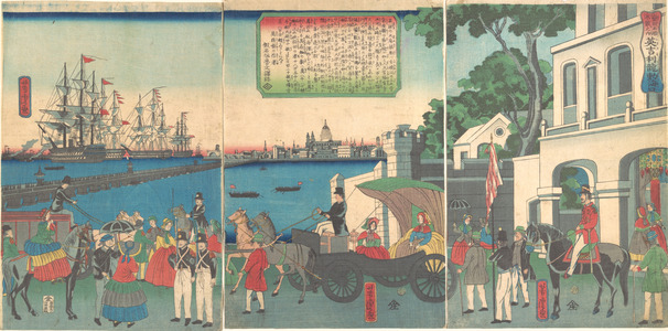 Utagawa Yoshitora: The Port of London England - Metropolitan Museum of Art