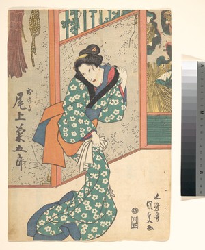 Unbetitelter japanischer Druck von Utagawa Kunisada, 歌川国貞 (Utagawa Kunisada (Japanese, 1786–1864))