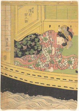 Unbetitelter japanischer Druck von Utagawa Kunisada, 歌川国貞 (Utagawa Kunisada (Japanese, 1786–1864))