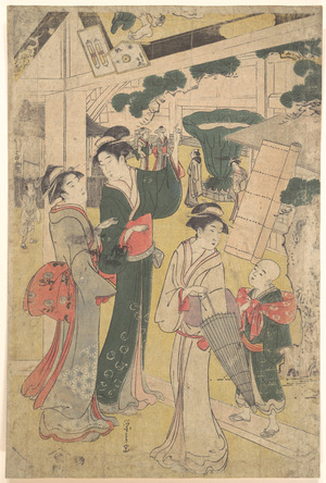 細田栄之: A Parcel of Three Eishi Prints - メトロポリタン美術館