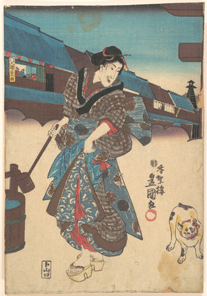 Estampe japonaise sans titre par Utagawa Kunisada, 歌川国貞 (Utagawa Kunisada (Japanese, 1786–1864))