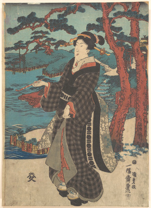 Unbetitelter japanischer Druck von Utagawa Kunisada, 歌川国貞 (Utagawa Kunisada (Japanese, 1786–1864))