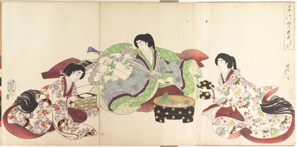 Toyohara Chikanobu: Chiyoda Castle (Album of Women) - Metropolitan Museum of Art