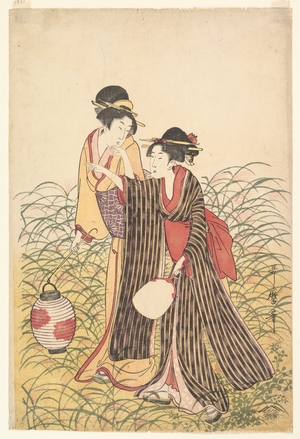 Kitagawa Utamaro: Elopers in Musashino - Metropolitan Museum of Art