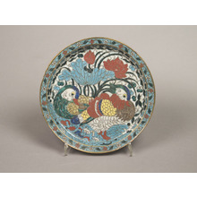 Unknown: Dish with Mandarin Ducks - Metropolitan Museum of Art