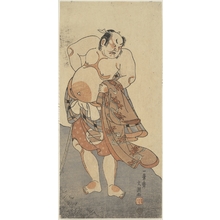 Ippitsusai Buncho: Actor Sakata Hongoro II as a Wrestler in a Play - Metropolitan Museum of Art