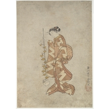 Suzuki Harunobu: Modern Representation of the Poetess Kaga no Chiyo - Metropolitan Museum of Art